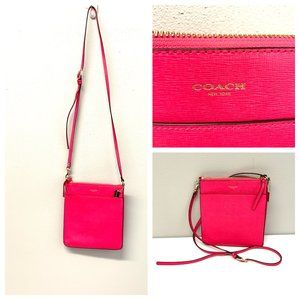 COACH Hot Pink Cross-Body Purse